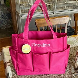 Viv & Lou Grandma Tote Bag NWT Pink